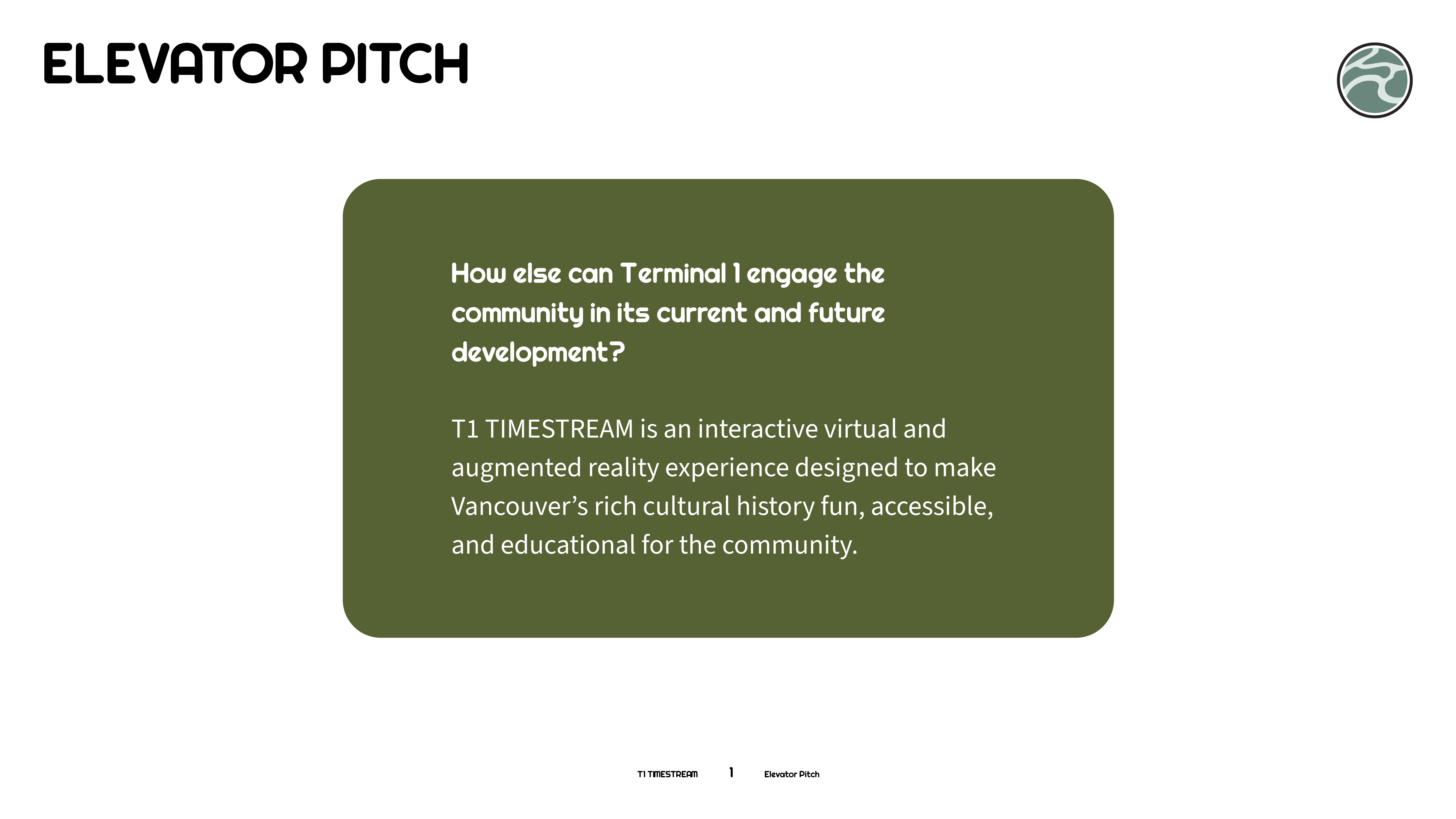 TimeStream Brand Guide Pitch