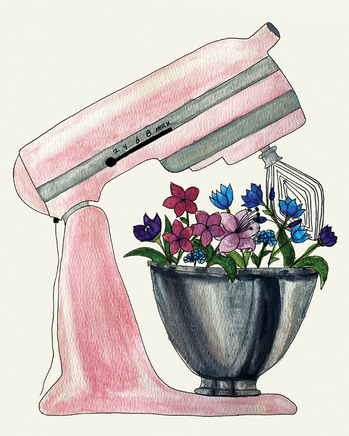 Mixer Full of Flower